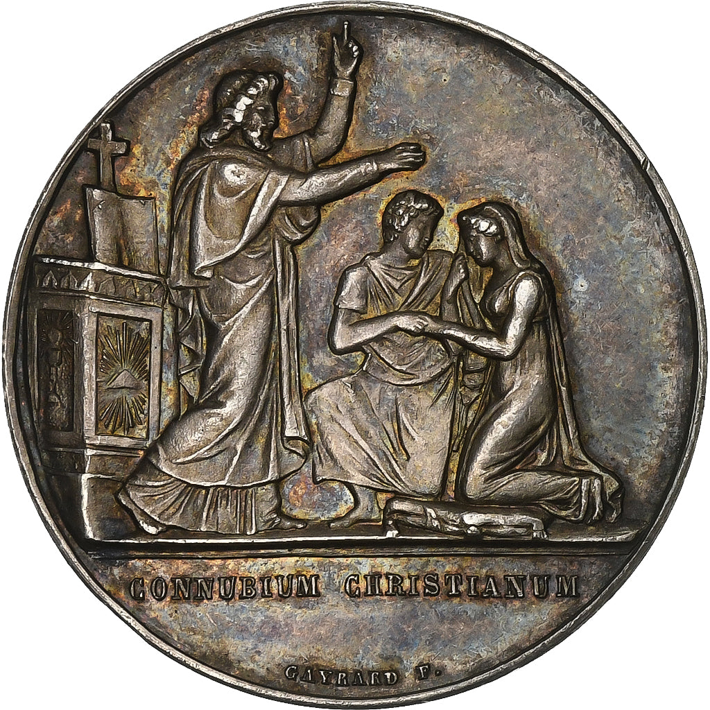 Frankreich, Medaille, Mariage, Religion, Gayrard, VZ, Silber