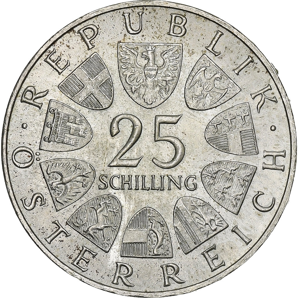 Monnaie, Autriche, 25 Schilling, 1965, Vienne, TTB+, Argent, KM:2897