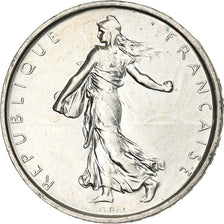 France, Semeuse, 5 Francs, 1969, Paris, MS(60-62), Silver, KM:926, Gadoury:770