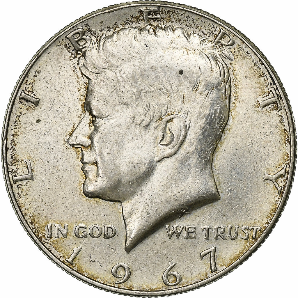 Monnaie, États-Unis, Kennedy Half Dollar, Half Dollar, 1967, Philadelphie, SUP