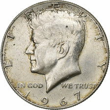 Monnaie, États-Unis, Kennedy Half Dollar, Half Dollar, 1967, Philadelphie, SUP