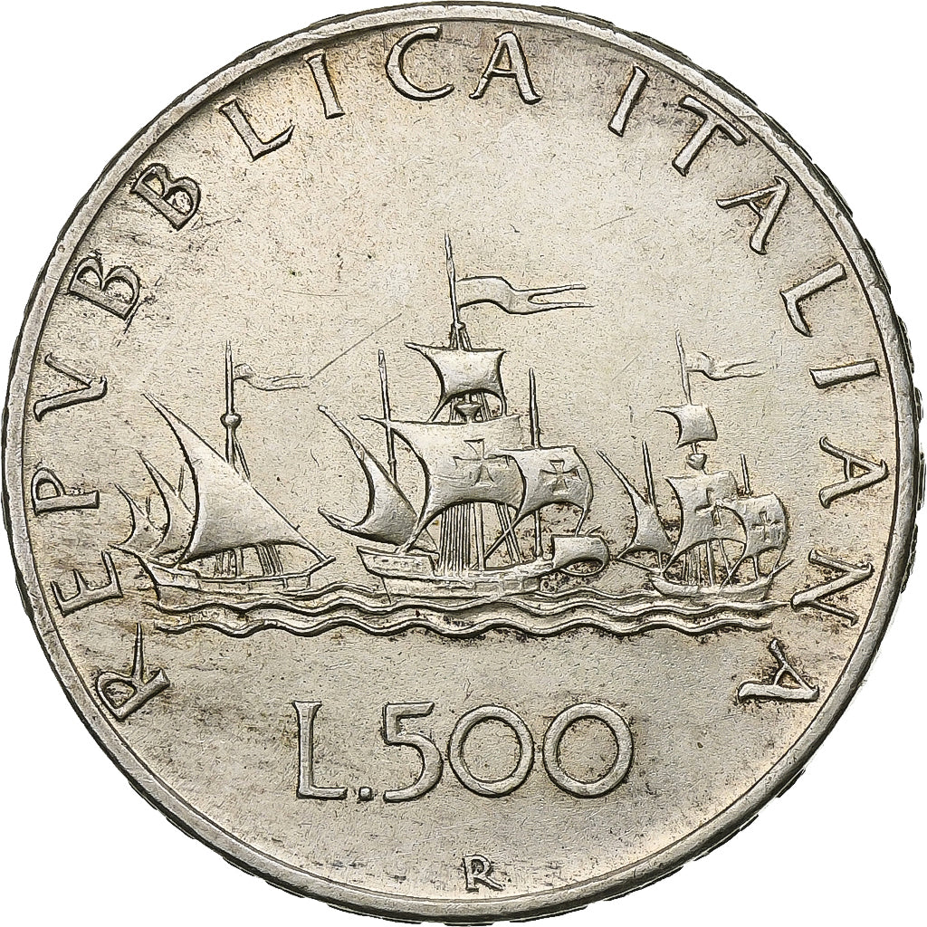 Itália, 500 Lire, 1960, Rome, Prata, AU(50-53), KM:98