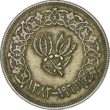 Monnaie, Yemen Arab Republic, Riyal, AH 1382-1963, TTB, Argent, KM:31