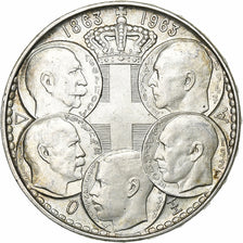 Grecja, Paul I, 30 Drachmai, 1963, Paris, Srebro, AU(50-53)