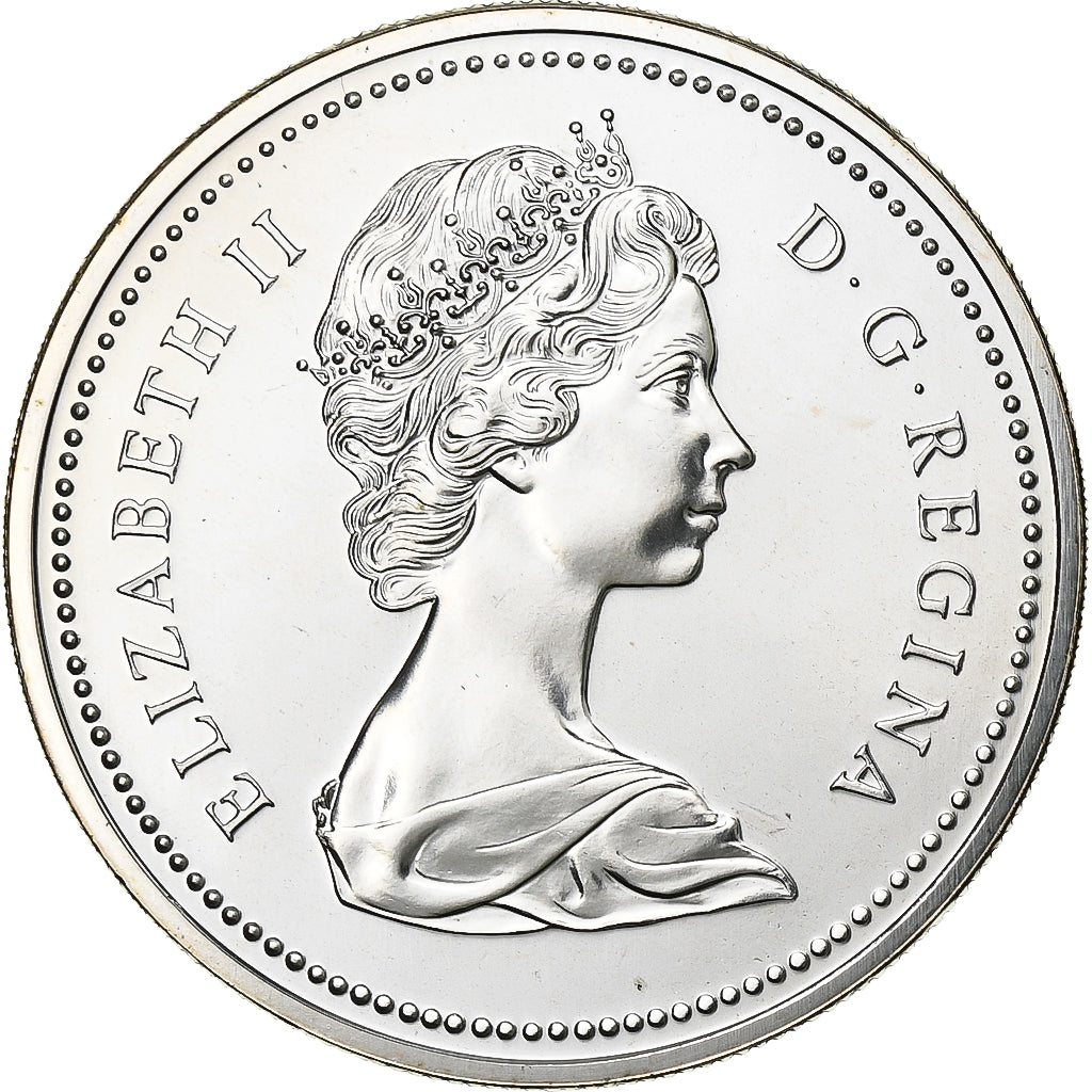 Kanada, Elizabeth II, Dollar, 1975, Royal Canadian Mint, Silber, VZ+, KM:97