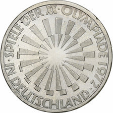 Coin, GERMANY - FEDERAL REPUBLIC, 10 Mark, 1972, Hambourg, MS(60-62), Silver