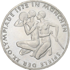Monnaie, République fédérale allemande, 10 Mark, 1972, Stuttgart, SUP+, KM 132