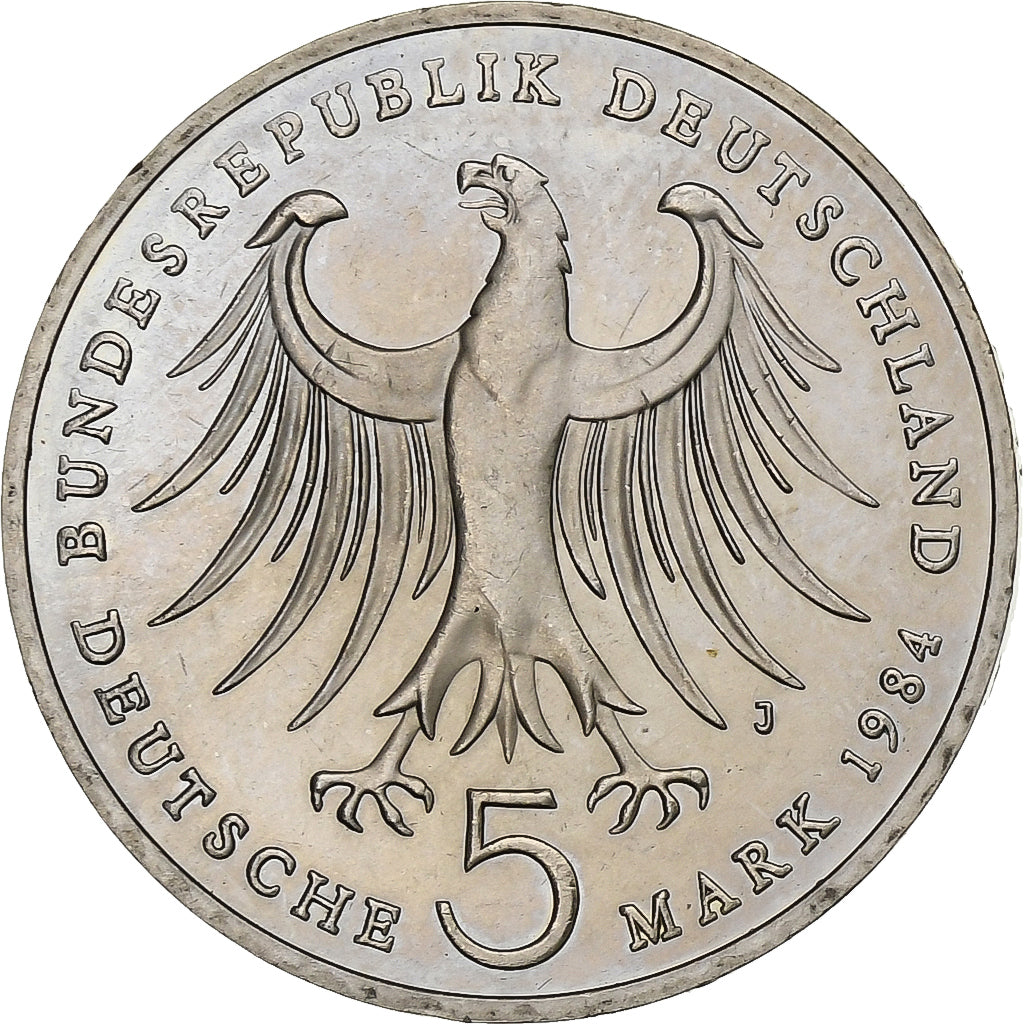 Coin, GERMANY - FEDERAL REPUBLIC, 175th Anniversary - Birth of Felix Bartholdy