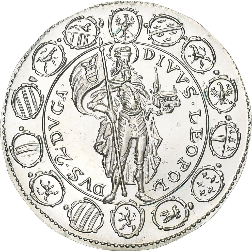 Austria, 2 Ducat, 1963, Restrike, Argento, SPL, KM:M29a