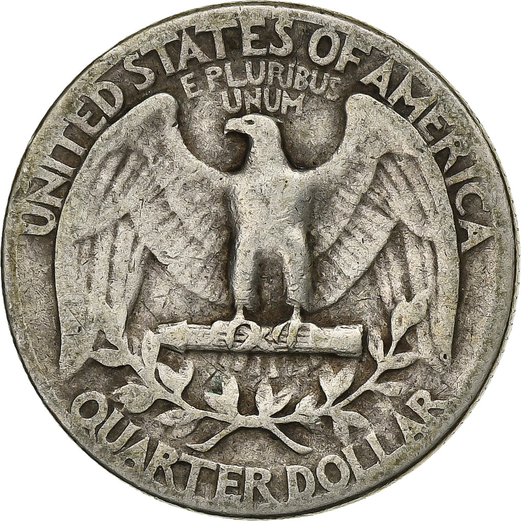 Estados Unidos, Quarter, Washington Quarter, 1943, U.S. Mint, Plata, BC+, KM:164