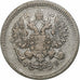 Moneta, Russia, Nicholas II, 10 Kopeks, 1907, St. Petersburg, MB, Argento