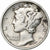 United States, Dime, Mercury Dime, 1942, U.S. Mint, Silver, VF(30-35), KM:140