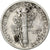 United States, Dime, Mercury Dime, 1942, U.S. Mint, Silver, VF(30-35), KM:140