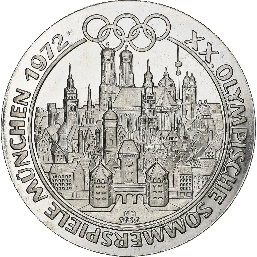 Germany, Medal, XXème Jeux Olympiques d'Eté de Munich, 1972, Silver, MS(63)
