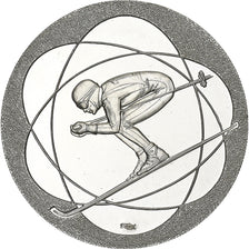 France, Médaille, Jeux Olympiques d'Hiver de Grenoble, 1968, Argent, SUP+