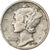 Coin, United States, Mercury Dime, Dime, 1942, U.S. Mint, Philadelphia