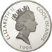 Ilhas Cook, Elizabeth II, 10 Dollars, 1994, Franklin Mint, BE, Prata, MS(63)