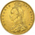 GREAT BRITAIN, 1/2 Sovereign, 1887, London, KM #766, EF(40-45), Gold, 3.97
