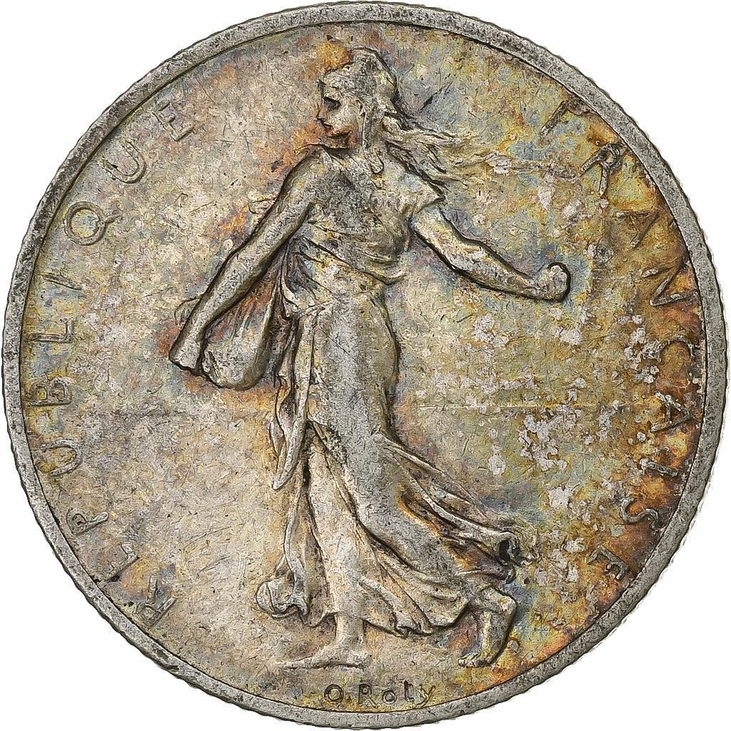 Munten, Frankrijk, Semeuse, 2 Francs, 1898, Paris, ZF+, Zilver, KM:845.1