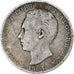 Portugal, Luiz I, 100 Reis, 1864, Argent, TB+, KM:510