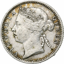 Coin, Straits Settlements, Victoria, 10 Cents, 1896, EF(40-45), Silver, KM:11