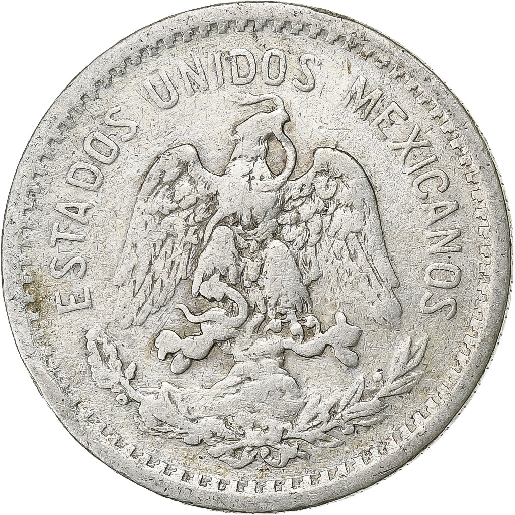 Messico, 10 Centavos, 1905, Mexico City, Argento, MB+, KM:404.2