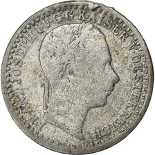 Coin, Austria, Franz Joseph I, 5 Kreuzer, 1859, VF(30-35), Silver, KM:2197
