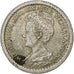 Holandia, Wilhelmina I, 10 Cents, 1913, Srebro, AU(50-53), KM:145