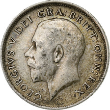 Great Britain, George V, 6 Pence, 1915, Silver, AU(50-53), KM:815