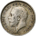 Grã-Bretanha, George V, 6 Pence, 1915, Prata, AU(50-53), KM:815