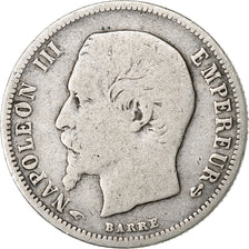 Second Empire, 50 Centimes Napoléon III tête nue