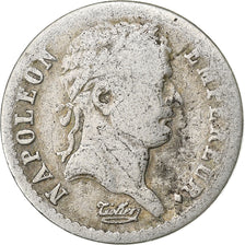 Francia, Napoleon I, Demi Franc, 1808, Paris, Argento, MB, Gadoury:398