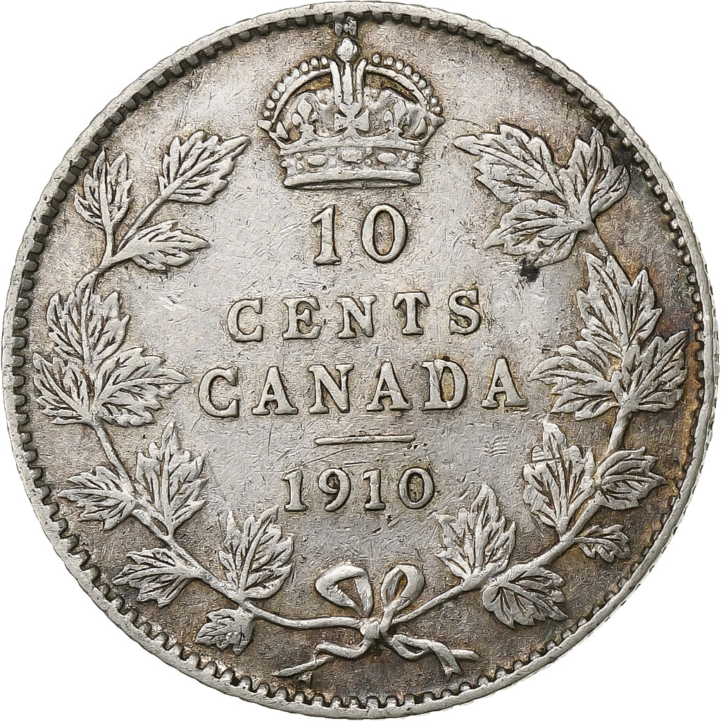 Canada, Edward VII, 10 Cents, 1910, London, Bronzen, ZF