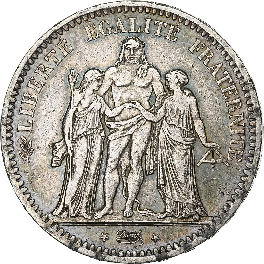 Monnaie, France, Hercule, 5 Francs, 1849, Paris, TTB, Argent, Gadoury:683
