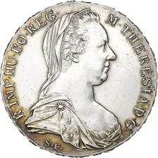 Austria, Maria Theresa, Thaler, 1780, Vienna, Restrike, Silver, MS(60-62)