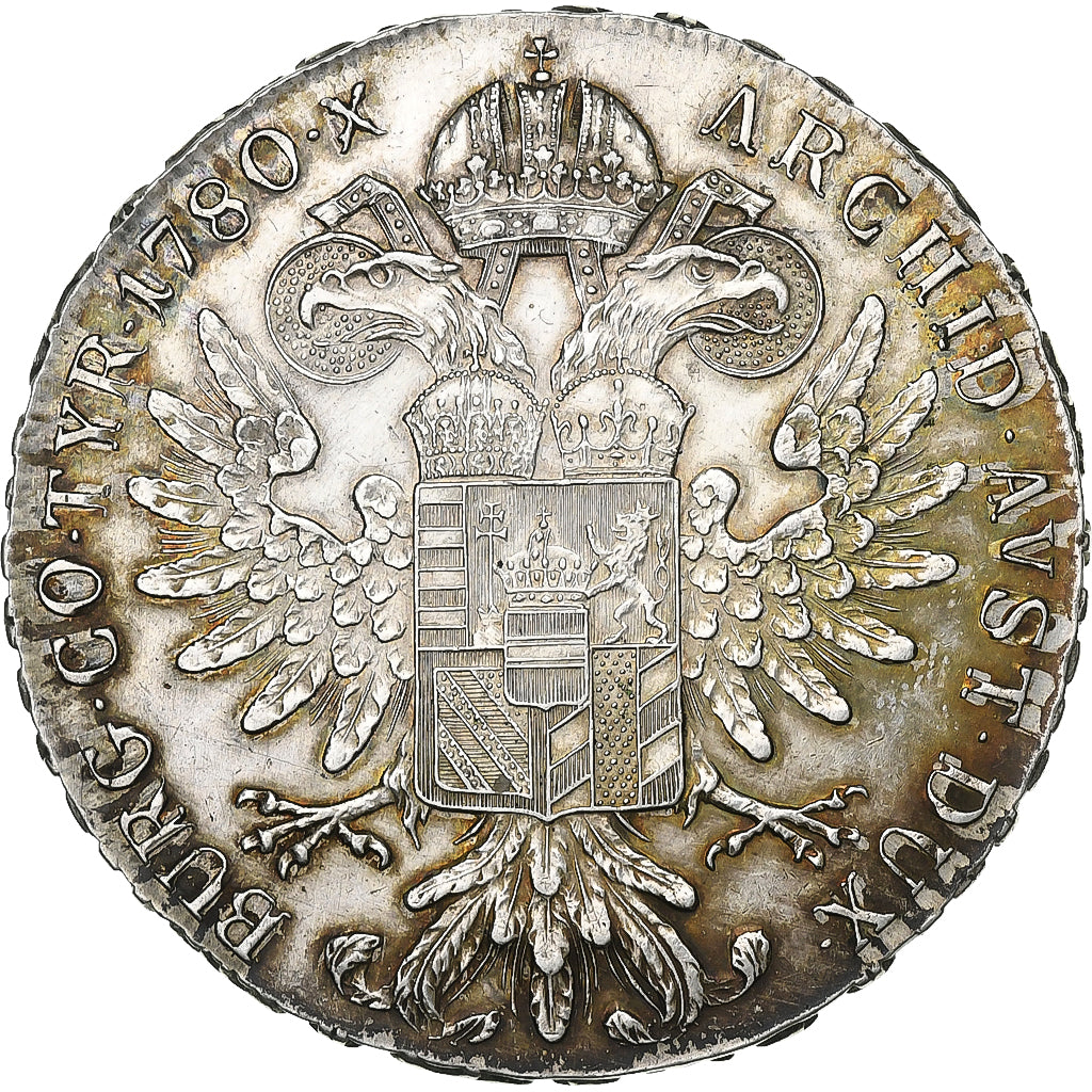 Austria, Maria Theresa, Thaler, 1780, Vienna, Restrike, Silver, MS(60-62)