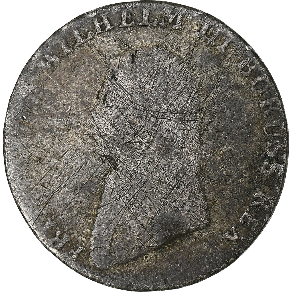 Deutsch Staaten, PRUSSIA, Friedrich Wilhelm III, 4 Groschen, 1803, Berlin