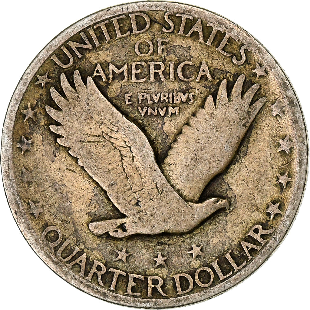 United States, Quarter, Standing Liberty Quarter, 1928, U.S. Mint, Silver