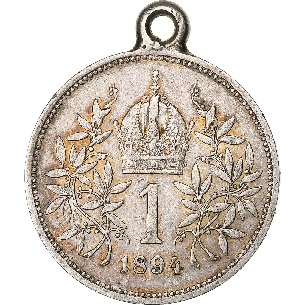 Austria, Franz Joseph I, Corona, 1894, EF(40-45), Silver, KM:2804