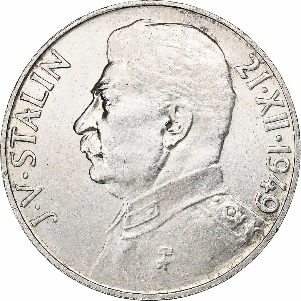 Tchécoslovaquie, 100 Korun, 1949, SUP, Argent, KM:30