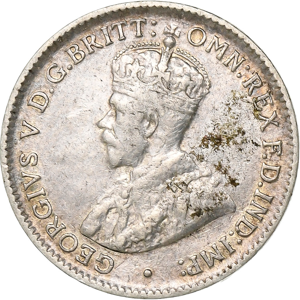 Australia, George V, Threepence, 1918, Perth, Silver, AU(50-53), KM:24