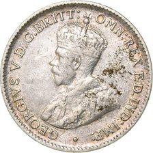 Australia, George V, Threepence, 1918, Perth, Silver, AU(50-53), KM:24