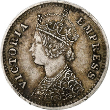 Coin, INDIA-BRITISH, Victoria, 2 Annas, 1886, VF(30-35), Silver, KM:488