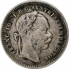 Austria, Franz Joseph I, 10 Kreuzer, 1872, Vienna, Billon, VF(30-35)
