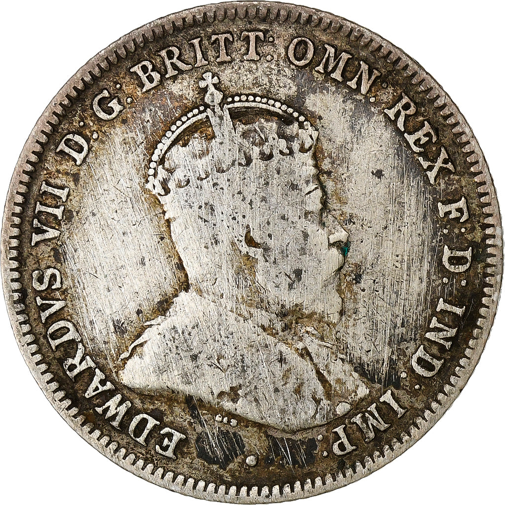Australia, Edward VII, Shilling, 1910, Argento, MB+, KM:800