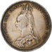 Munten, Groot Bretagne, Victoria, Shilling, 1887, ZF+, Zilver, KM:761