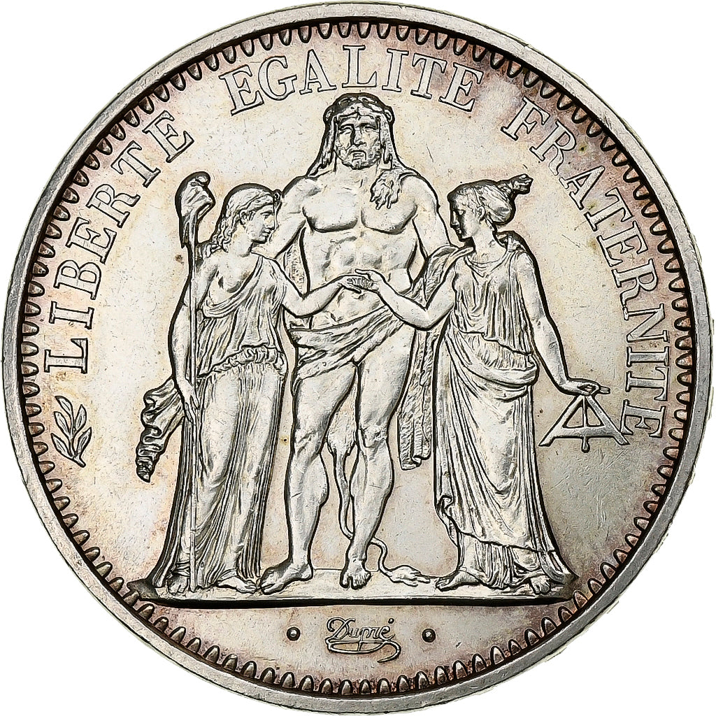 Coin, France, Hercule, 10 Francs, 1972, Paris, MS(60-62), Silver, KM:932