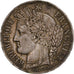 Munten, Frankrijk, Cérès, 5 Francs, 1849, Paris, main-chien, ZF+, Zilver
