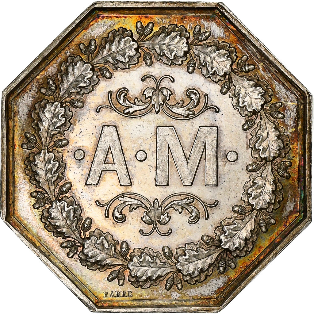 France, Token, Assurance Mutuelle contre l'Incendie, Seine et Marne, 1847