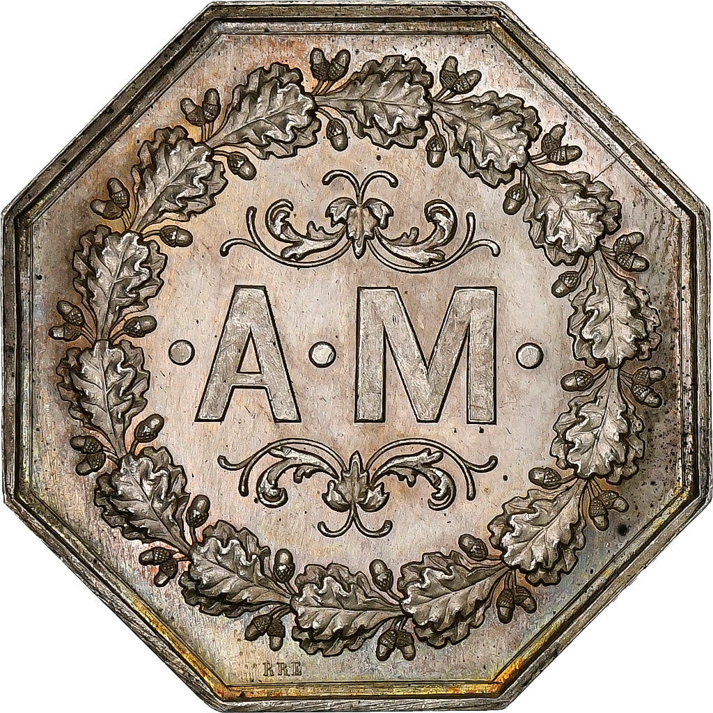 France, Jeton, Assurance Mutuelle contre l'Incendie, Seine et Marne, 1847